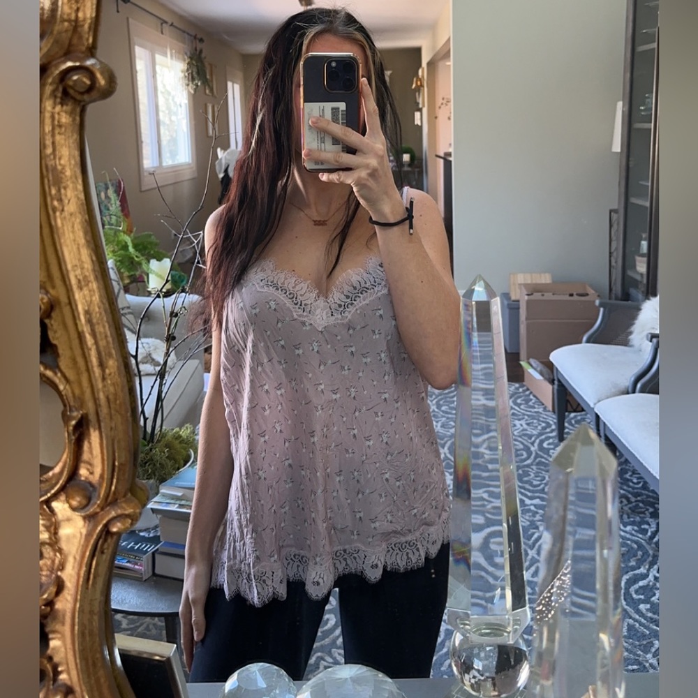 Victoria’s Secret Lace Trim Tank Top